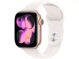 MediaMarkt Apple Watch Series 11gps- 42mm Aluminium Case - Light Blush Sport Band S/m Smartwatch Rose Gold aanbieding