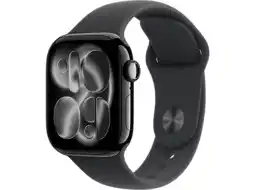 MediaMarkt Apple Watch Series 11gps- 42 Mmaluminium Case - Black Sport Band S/m Smartwatch Jet aanbieding