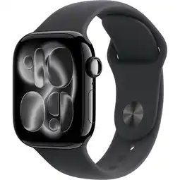 MediaMarkt Apple Watch Series 11gps- 42 Mmaluminium Case - Black Sport Band S/m Smartwatch Jet aanbieding