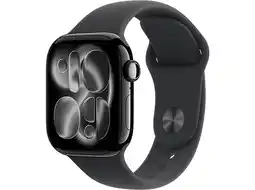 MediaMarkt Apple Watch Series 11gps- 42 Mmaluminium Case - Black Sport Band S/m Smartwatch Jet aanbieding