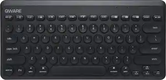 Bol.com Qware Office - Toetsenbord - Draadloos - 2.4ghz - USB - Design - Norwich - Zwart - Qwerty aanbieding