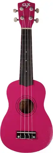Bol.com CLX 21 Sopraan Ukulele Pink Glitter aanbieding
