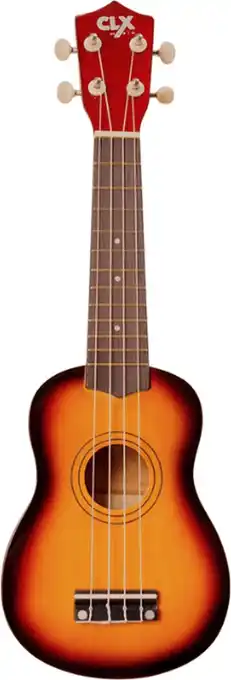 Bol.com CLX Calista sunburst sopraan ukulele aanbieding