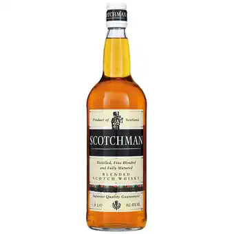 Dirck 3 Scotchman Whisky HELE LITER aanbieding