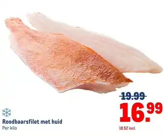 Makro Roodbaarsfilet met huid aanbieding