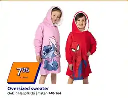 Action Oversized sweater aanbieding