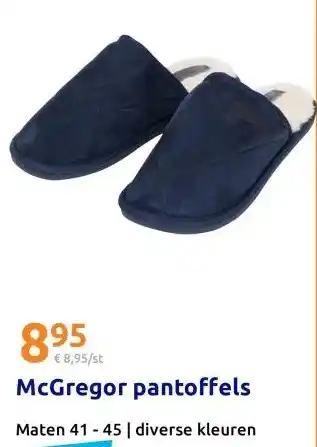 Action McGregor pantoffels aanbieding