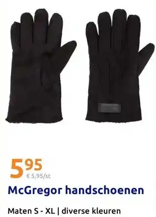 Action McGregor handschoenen aanbieding