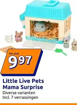 Action Little Live Pets Mama Surprise aanbieding