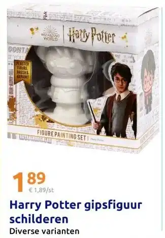 Harry Potter gipsfiguur schilderen