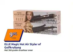 Action ELLE Magic Hot Air Styler of Golfkrultang aanbieding