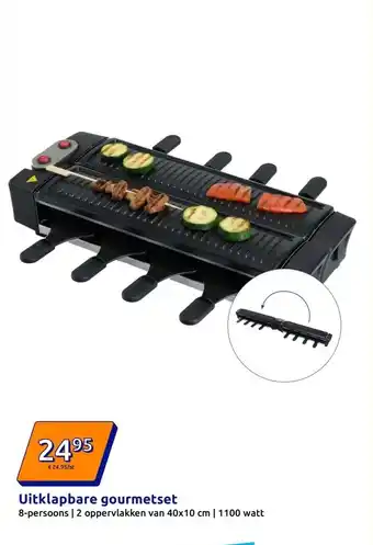 Action Uitklapbare gourmetset aanbieding