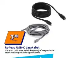 Action Re-load USB-C datakabel aanbieding