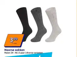 Action Noorse sokken aanbieding