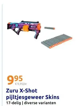 Action Zuru X-Shot pijltjesgeweer Skins aanbieding