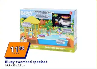 Action Bluey zwembad speelset aanbieding