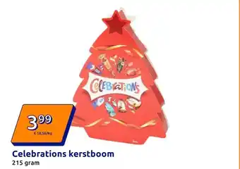 Action Celebrations kerstboom aanbieding