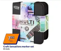 Action Craft Sensations marker-set aanbieding