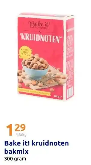 Action Bake it! kruidnoten bakmix aanbieding