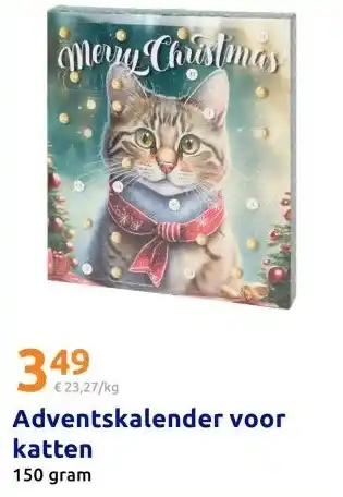 Action Adventskalender voor katten aanbieding