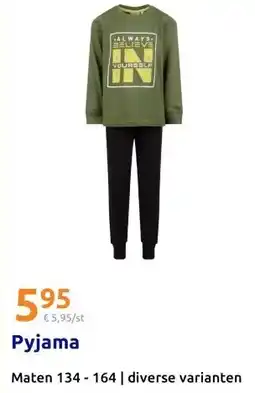 Action Pyjama aanbieding