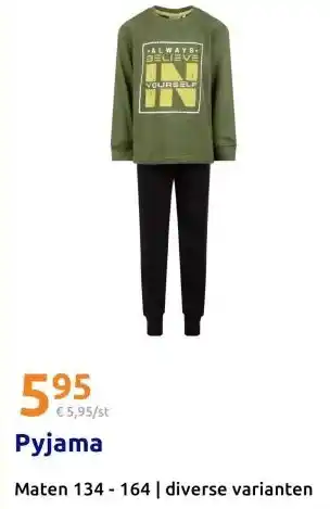 Action Pyjama aanbieding