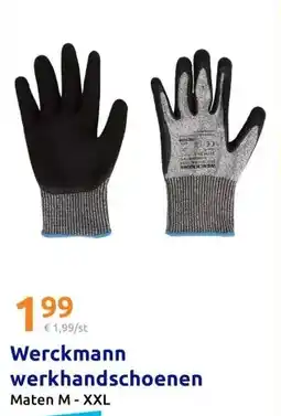 Action Werckmann werkhandschoenen aanbieding