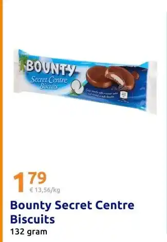 Action Bounty Secret Centre Biscuits aanbieding