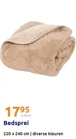 Action Bedsprei aanbieding