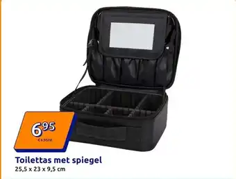 Action Toilettas met spiegel aanbieding