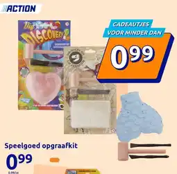 Action Speelgoed opgraafkit aanbieding
