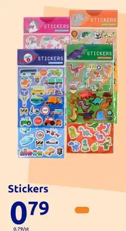 Action Stickers aanbieding