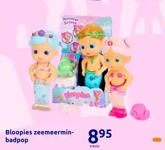 Action Bloopies zeemeermin- badpop aanbieding