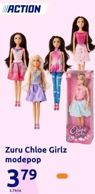 Action Zuru Chloe Girlz modepop aanbieding