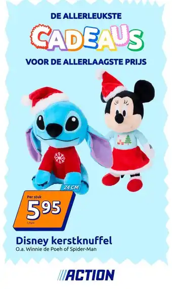 Action Disney kerstknuffel aanbieding