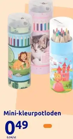 Action Mini-kleurpotloden aanbieding