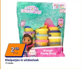 Action Kleipotjes in uitdeelzak aanbieding