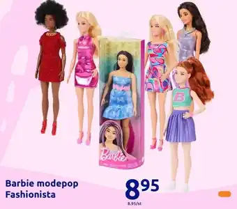 Action Barbie modepop Fashionista aanbieding