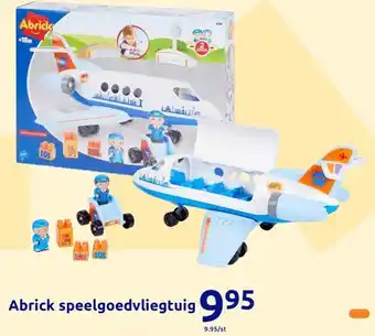 Action Abrick speelgoedvliegtuig aanbieding