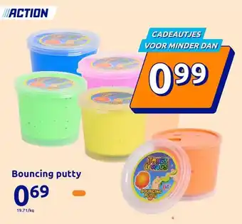 Action Bouncing putty aanbieding