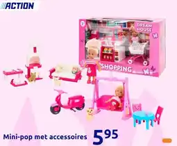 Action Mini-pop met accessoires aanbieding