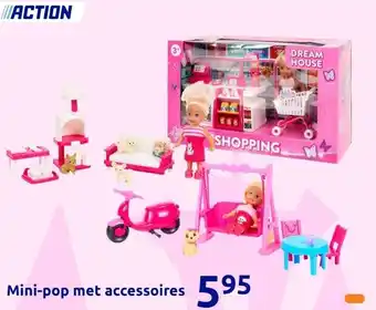 Action Mini-pop met accessoires aanbieding