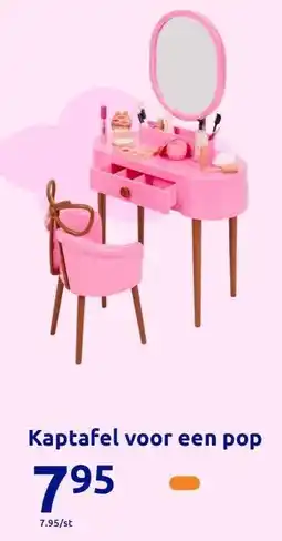 Action Kaptafel voor een pop aanbieding