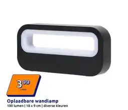 Action Oplaadbare wandlamp aanbieding
