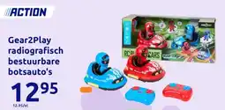 Action Gear2Play radiografisch bestuurbare botsauto's aanbieding