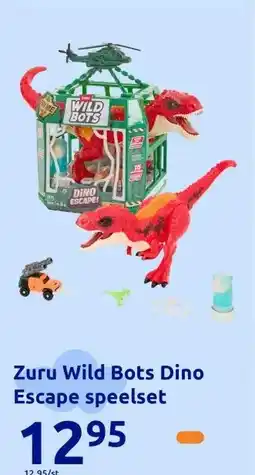Action Zuru Wild Bots Dino Escape speelset aanbieding