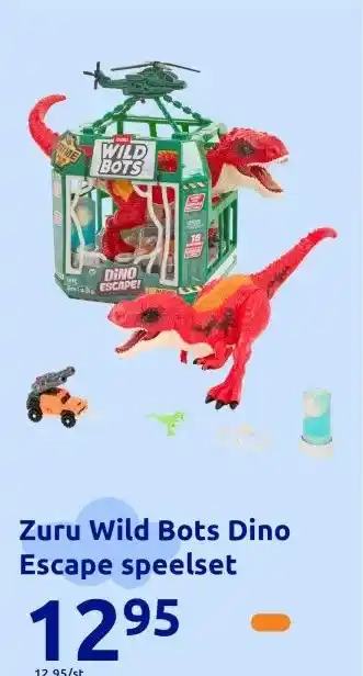 Action Zuru Wild Bots Dino Escape speelset aanbieding