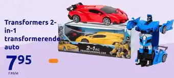 Action Transformers 2- in-1 transformerende auto aanbieding