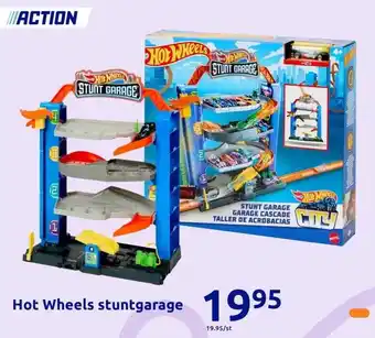 Action Hot Wheels stuntgarage aanbieding
