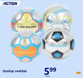 Action Dunlop voetbal aanbieding